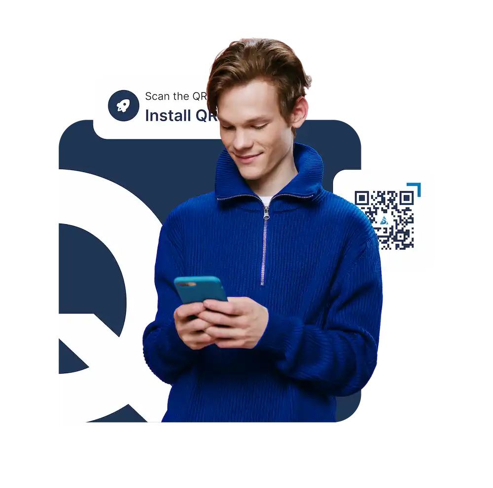 Install eSIM - Scan QR code and setup in phone settings